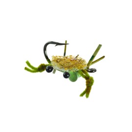 Saltwater Fly Fishing Flies by Colorado Fly Supply - Contraband Crab - Fly Fishing Lures and Streamers - Crab Lures for Bonefish, Permit, Redfish and More