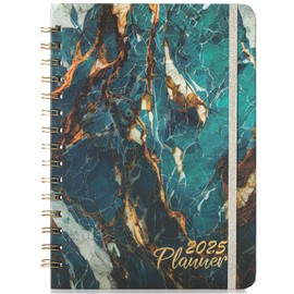 Mr. Pen- 2025 Planner, 6.4"x8.5", Marble Blue, 2025 Planner Weekly and Monthly, 2025 Weekly Planner 2025, 2025 Monthly Planner 2025 Calendar Monthly Planner 2025, 2025 Calendar Planner 2025