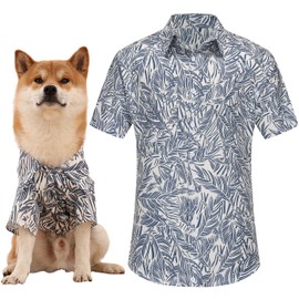 YENBOLOI Dog Hawaii Shirts Stylish Hawaiian Themed Pet and Owner Matching Apparel Owner and Pet Shirts are Sold Separately