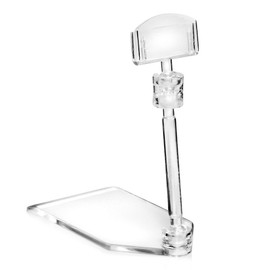 Pack of 10 price tag holders/sign holders transparent for standing