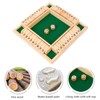 Shut The Box Dice Game 1-4 Players,Classic 4 Sided Wooden
