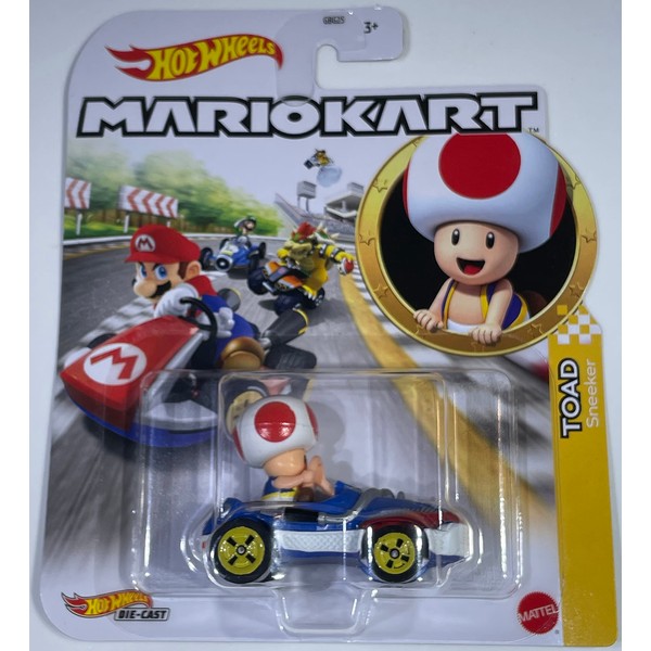 Hot Wheels - Mario Kart - Toad - Sneeker -