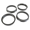 4x Centre Rings Diameter: 57.1 mm + Inside 52.1 mm