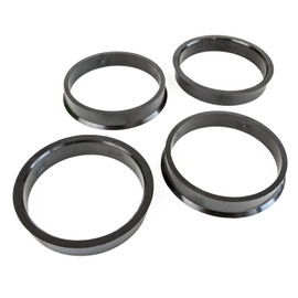 4x Centre Rings Diameter: 57.1 mm + Inside 52.1 mm