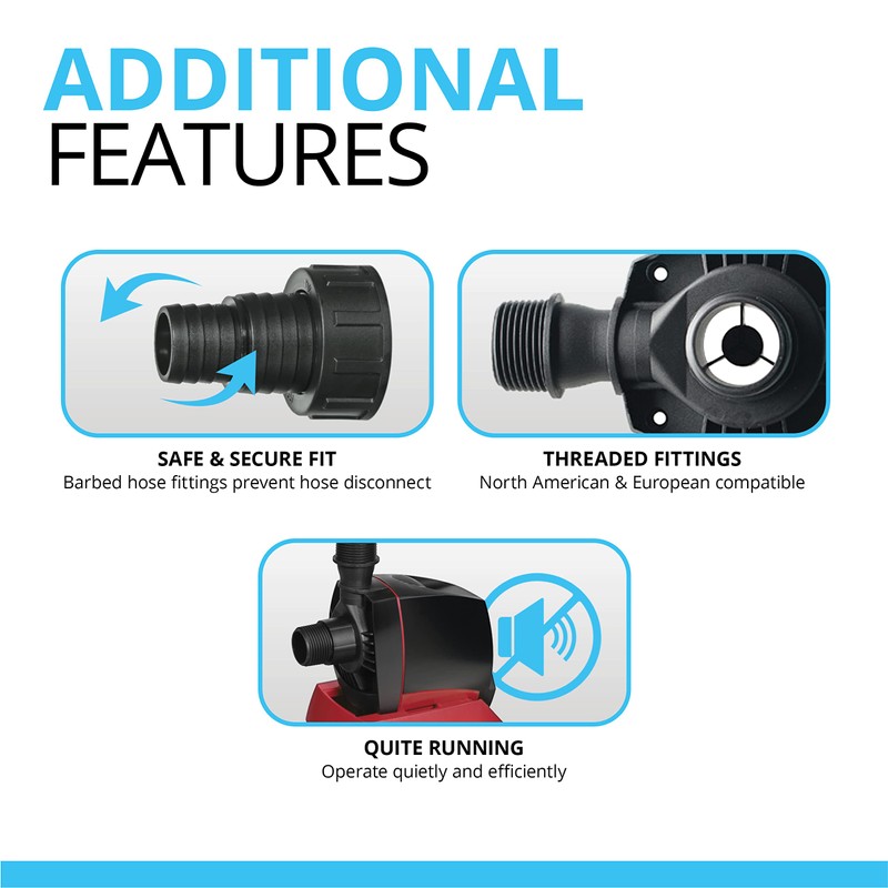 Fluval Sea SP4 Sump Pump for Freshwater & Saltwater Aquariums,