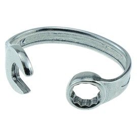 Pirantin Established 2001 22nd Wedding Anniversary - Spanner Bangle Bracelet Stamped with EST 2001