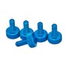 PrecisionGeek M3 x 10mm Aluminium Flat Knurled Thumb Screws (Set