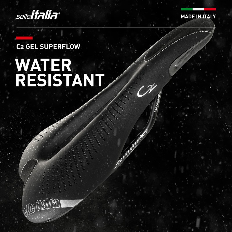 Selle Italia - C2 Gel Flow, Soft Gel Bicycle Saddle