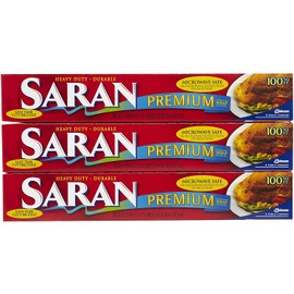 Saran Premium Plastic Wrap - 100 ft - 3 pk