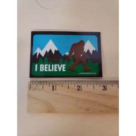 Bike Sticker Headsweats YETI I Believe cycles  MTB BICYCLES BIKE FRAME ride  STICKER DECAL