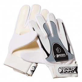 Best Sport Goalkeeper Gloves - White/Grey/Black, Size 11