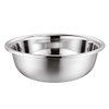 MUCKLILY Stainless Steel Basin, Large Mixing Bowl Colander Washing Bowl