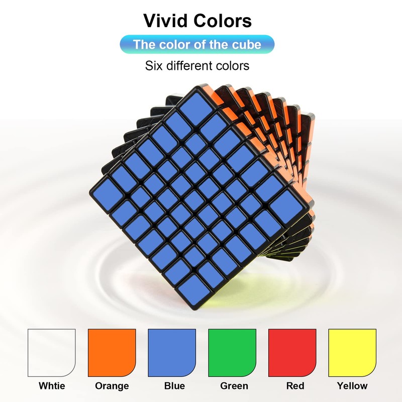 ROXENDA Speed Cube, Original Speed Cube Super-Durable Sticker with Vivid