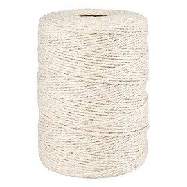 Cotton Bakers Twine,656 Feet 2MM Cotton String for Crafts,Gift Wrapping Twine,Arts & Crafts, Home Decor, Gift Packaging (Beige)