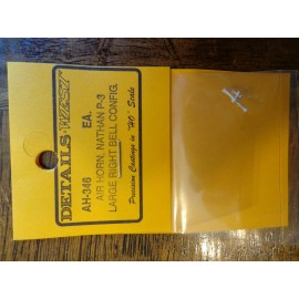 Details West HO #346 Air Horn, Nathan P-3 Large Right Bell Config.