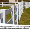 Sasylvia 2 Pcs Vinyl Fence Post Caps White PVC England