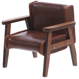 ABOOFAN Miniatur-Stuhl im Maßstab 1/12, Sofa, Miniatur-Sessel, für Puppenhaus, Miniatur-Sessel, Spielzeug, Ob11, Büro, Haushaltsprodukte aus Holz