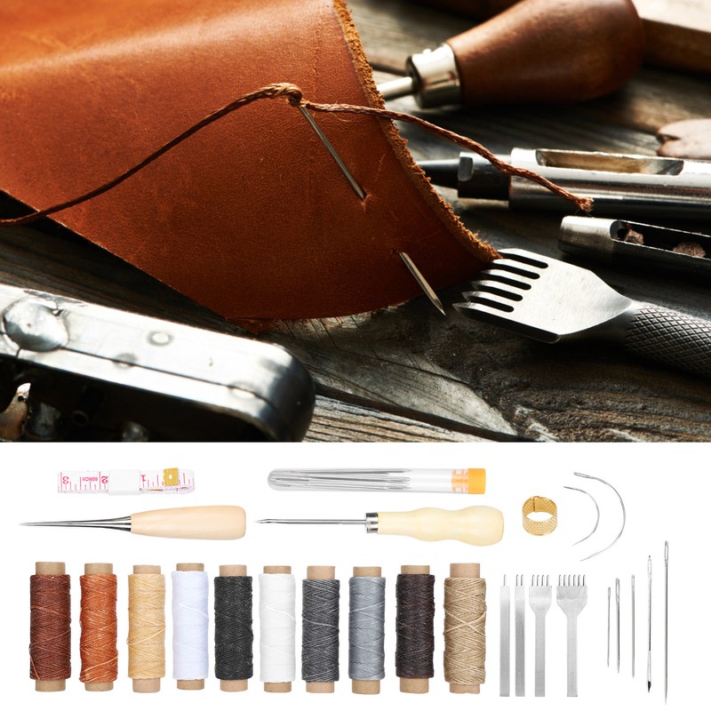 Leather Sewing Set DIY Leather Stitching Repair Kit Working Supplies