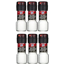 McCormick Sea Salt Grinder 2.12 Ounce (Pack of 6)