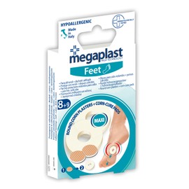 PARODI & PARODI - Megaplast Intonaci rotondi in lattice e mais (9 cerotti da 1,45 cm e 8 cuscinetti - 3 cm)