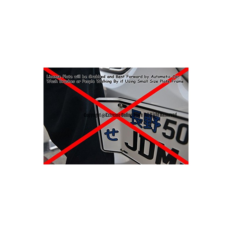 Extreme Online Store EOS License Plate Front Bumper Tow Mount