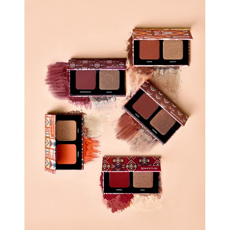 black Up Blush and highlighter duo