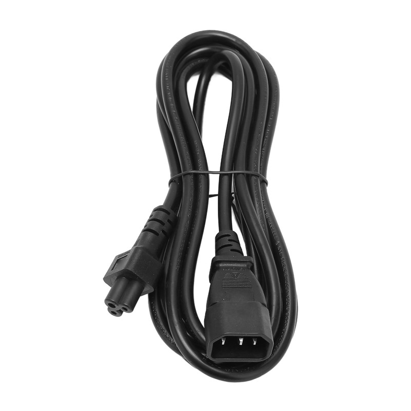 IEC320 C14 Male to C5 Female Power Cable Tension Resistant