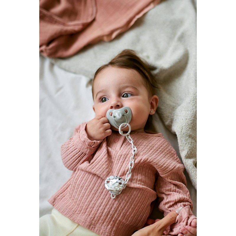 Suavinex Dummy Chain Fox Jewellery Grey