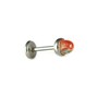 Implant Grade Titanium Threadless Push Pin Natural Spiny Oyster Turquoise