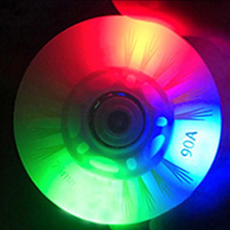8 Pcs Inline Skate Wheels with 16 Bearings LED Light