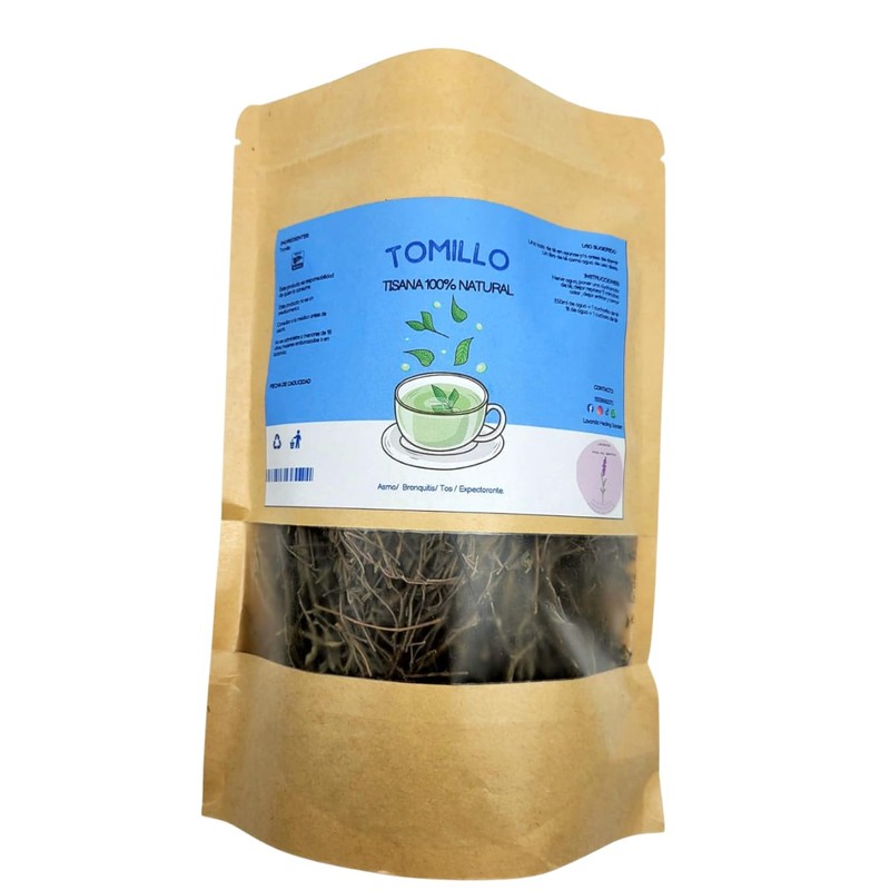 Té de Tomillo, Té Herbal, Infusion, Tisana Artesanal 100% Natural