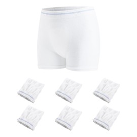 PADRAM Mesh Underwear Postpartum 6 Pack Washable Mesh Panties Postpartum for Post C-Section Disposable Underwear for Women