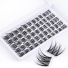 LANKIZ Lash Clusters 72 Pcs DIY Lash Extensions Individual Lashes