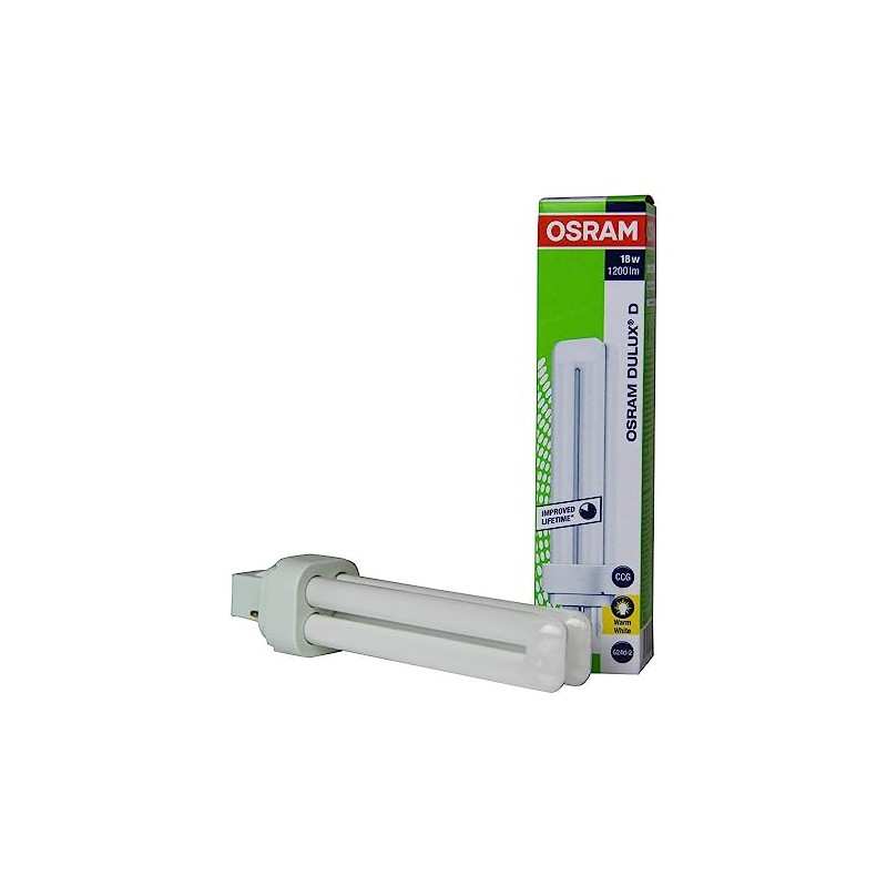 10 Stück Dulux D 18 Watt 830 2P G24d-2 -