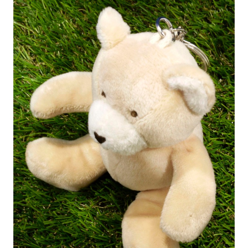 Animal Key Holder, Plush Material, Comes with Ring Keychain, Cute