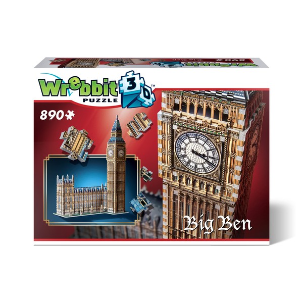 WREBBIT 3D Big Ben 3D Jigsaw Puzzle (890-Pieces)