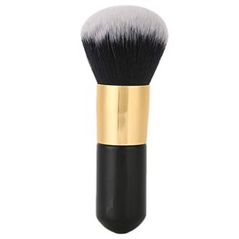 Brocha de maquillaje Ymiko, grande para polvos sueltos, larga, para el cabello, rubor, base, ajuste húmedo-seco, herramienta cosmética