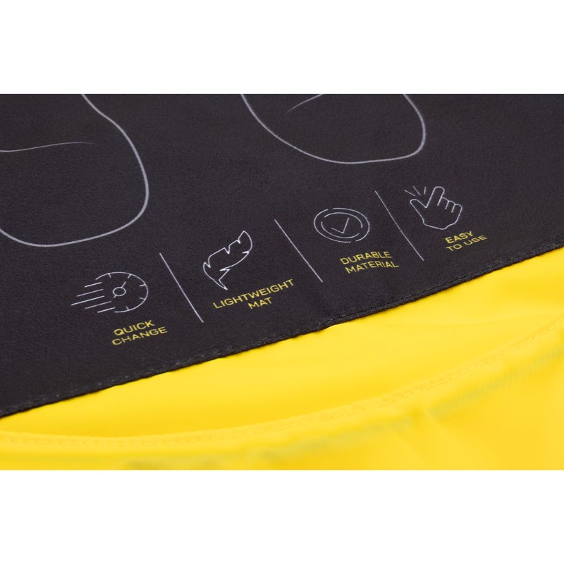Cressi Quickchanging Mat Quickchanging Mat-Comodo Tappetino Igienico per Piedi, Cambio