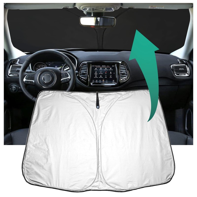 YEE PIN Compass Sonnenschirm Auto kompatibel mit Jeep Compass 2017-2022