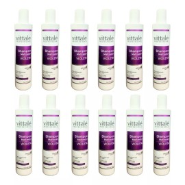 Vittale Shampoo Matizador Violeta Cabello Rubio 320ml 12 Pzs