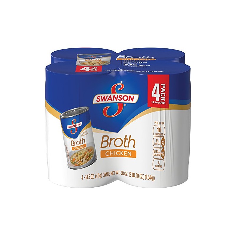 Swanson Chicken Broth, 14.5 Ounce, 4 Count