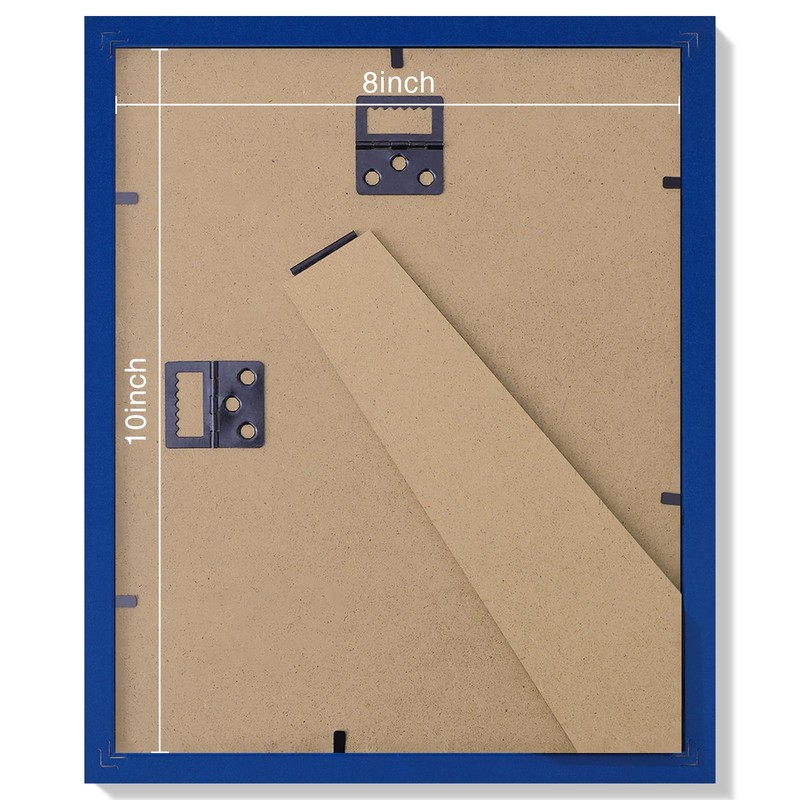 decorUhome 8x10 Picture Frame, Display Photos 5x7 with Mat or