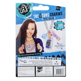 Acade-Me Treasure Charm Bracelets Jewelry Craft Kit: Topaz Dream (Blue)