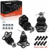 A-Premium Set of 4, Front Upper & Lower Ball Joints