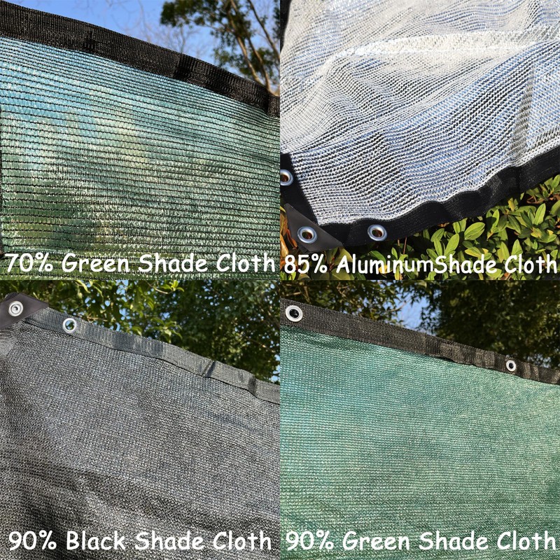 AIMFIKIOR 85% Heavy Duty Aluminum Foil Shade Cloth, 13 x