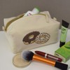 'Doughnuts' Canvas Wash Bag/Makeup Case (CS00015734)