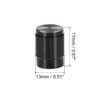 sourcing map 3 x Aluminium Volume Control Potentiometer Knurled Shaft