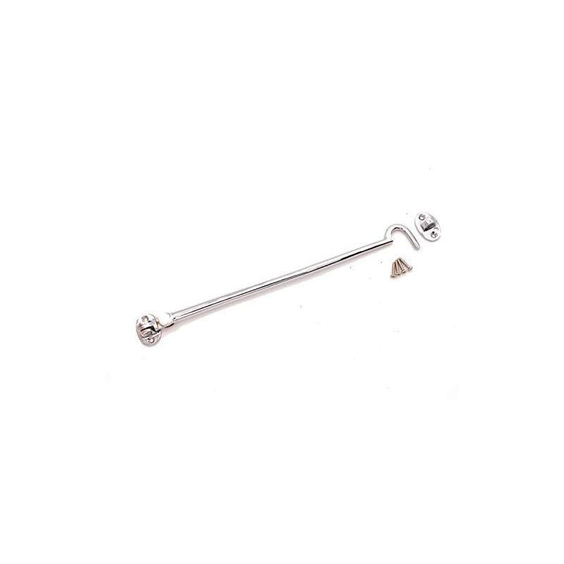 12" (300mm) Polished Chrome Heavy Duty Brass Cabin Hook &