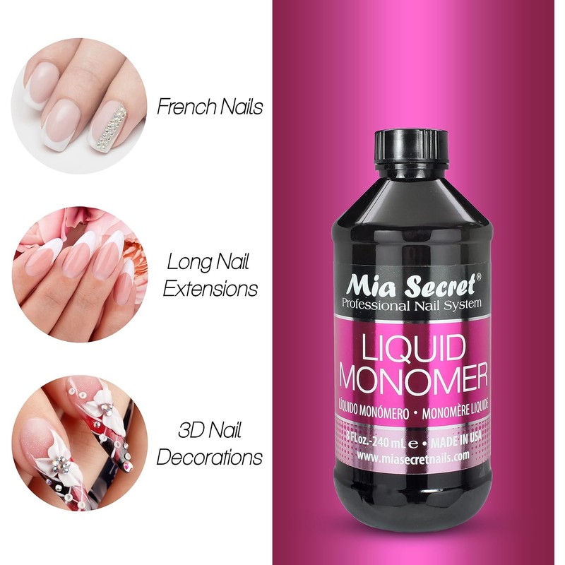 1 MIA SECRET 4 oz / 120ml LIQUID MONOMER PROFESSIONAL