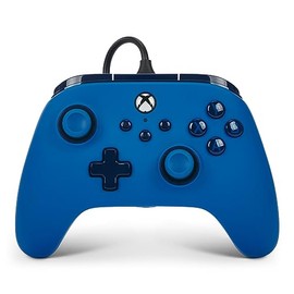 PowerA Control alámbrico Advantage para Xbox Series XS - Azul, gamepad, controlador para videojuegos con cable, USB-C, Autorizado y con licencia...   